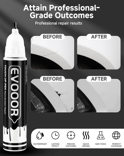 Touch Up Paint Compatible with Nissan Exact Match 2 in 1 Touch up Paint for Chips and Nicks Repair (Champagne Silver Metallic(KAY))