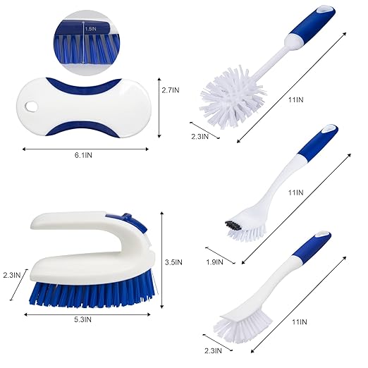 CELOX Kitchen Scrub Brush Set