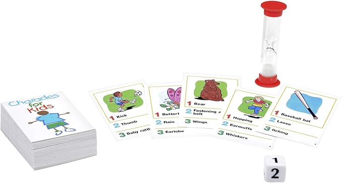 Pressman Charades for Kids - The 'No Reading Required' Family Game, 5"