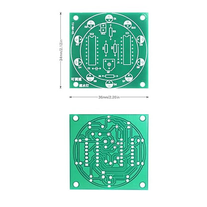 Soldering Practice Kit DIY Adjustable Flash LED Plug-in Circuit Kit Learn Soldering Kit For DIYers Learning Electronics (05H1002)
