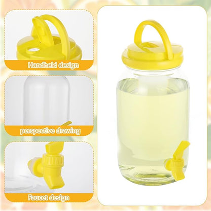 2 Pcs Plastic Beverage Dispenser
