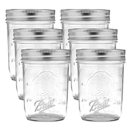Ball Regular Mouth Glass Mason Jars