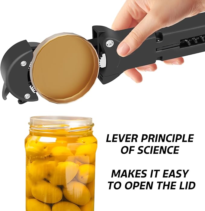 7 in 1 Jar Opener Bottle Opener and Wine Opener