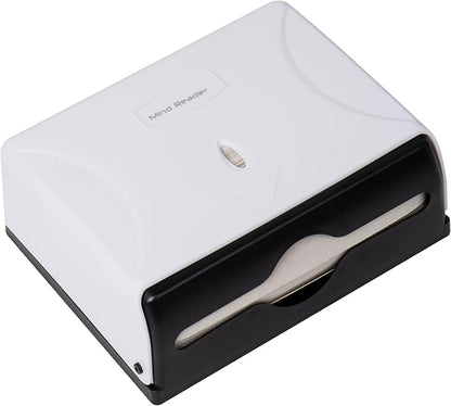 Mind Reader Paper Towel Dispenser, Tri-Fold Towel Holder, Wall Mount