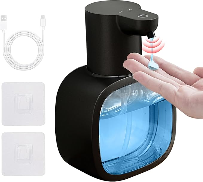 Automatic Liquid Soap Dispenser, 17oz/500ml Touchless Rechargeable