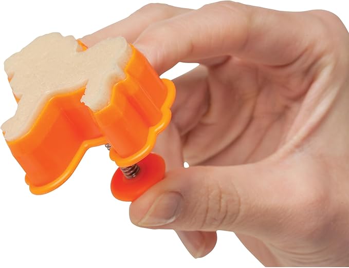 Mrs. Anderson's Baking Animal Cracker Cookie Cutters, Spring-Action Embossing
