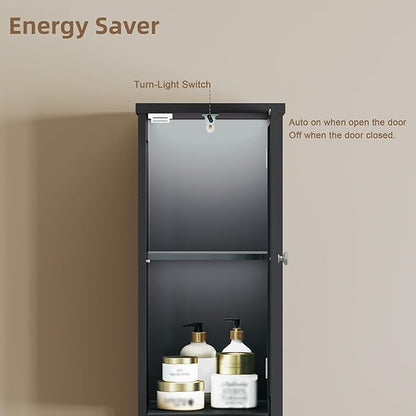 ChooChoo Tall Bathroom Storage Cabinet