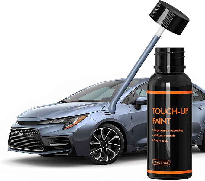 1K3 Celestite Gray Metallic Touch Up Paint for Car, DIY Car Paint Scratch Repair Kit, Automotive Paints, Quick & Easy Fix Scratch Repair Compatible with Toyota Corolla