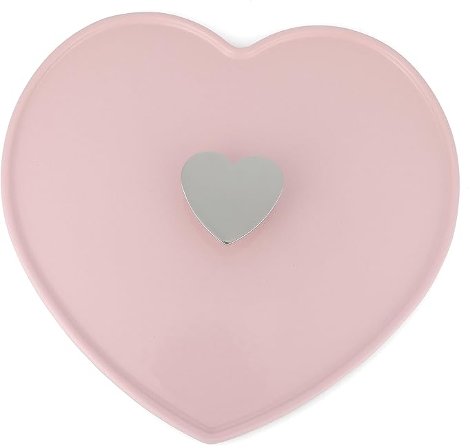 Martha Stewart Heart Shaped 4-Quart Enamel Cast Iron Dutch Oven