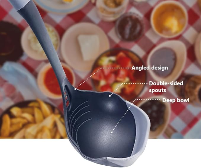 Flexible & Sturdy Kitchen Ladle Spoon Set