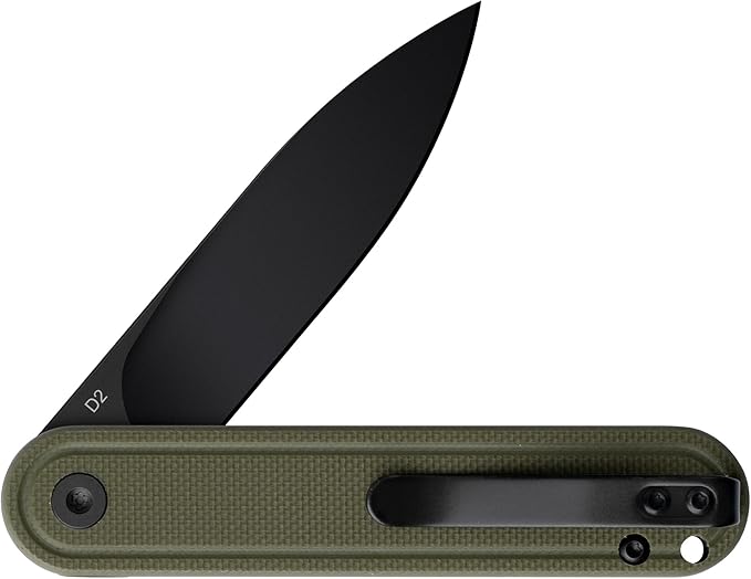 G040 Pocket Knife, 2.75'' D2 Steel Blade G10 handle, Small EDC Knife with Pocket Clip for Men Women, 2.1oz