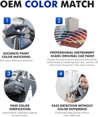 A35 Monaco Blue Touch Up Paint Compatible with BMW, DIY Car Paint Scratch Repair, Quick & Easy Fix Automotive Scratch Repair for X3/X5/X6/1/3/5/6/7 Series/M3/M5/M6/Z4