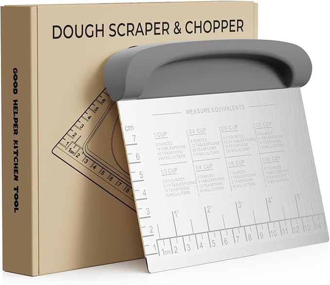 Bench Scraper Dough Cutter Tool