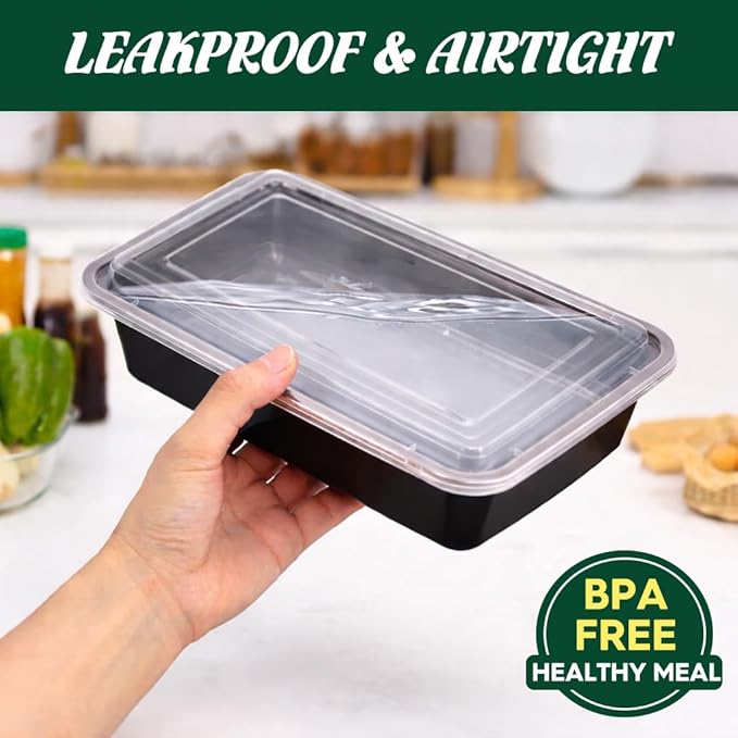 Glotoch Meal Prep Containers 32oz 50 Pack