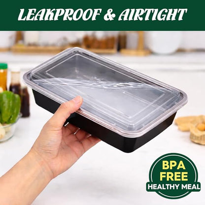 Glotoch Meal Prep Containers 32oz 50 Pack