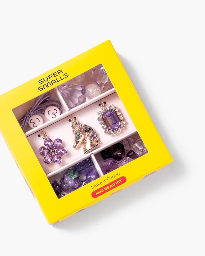 Super Smalls Make It Purple Mini Bead Kit | Ages 4+