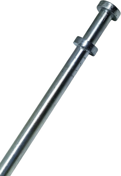 Double Head Tent Stakes - Heavy Duty 1045 Steel Heat-Treated Ground Spikes, Forged Geometric Sharp Tips for Stronger Hold, 0.79??20mm) Diameter x 24" Length, 4-Pack