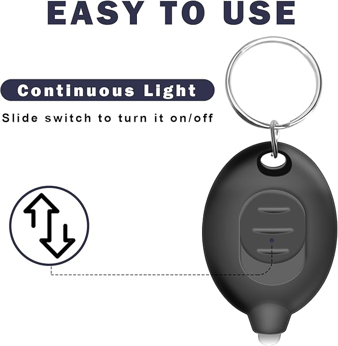 Mini LED Keychain Flashlight, Ultra Bright Tiny Flashlight, Small Keychain Flashlight White Light, Micro Pocket Key Ring LED Flashlight for Emergency Lighting Batteries Included (16PCS)