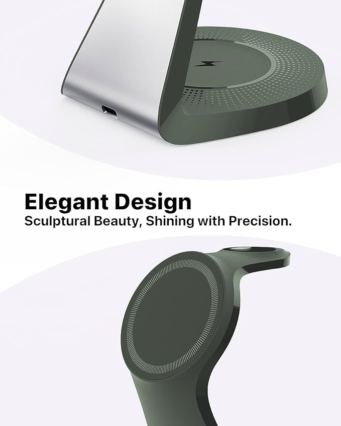 3 in 1 Charging Station for Apple Devices, Mag-Safe Charger Stand Fast Charging