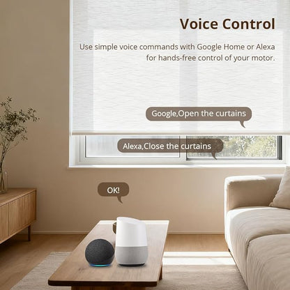 Blindsmart Rechargeable Tuya Zigbee Roller Blinds Motor