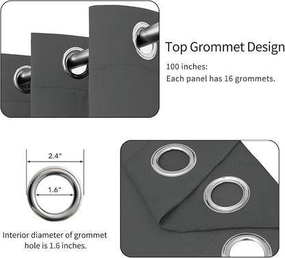 Easy-Going Blackout Door Curtains
