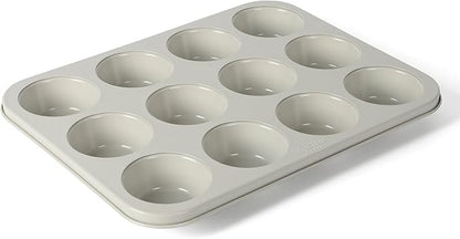 Martha Stewart Gallen 12-Cup Nonstick Carbon Steel Muffin and Cupcake Pan –