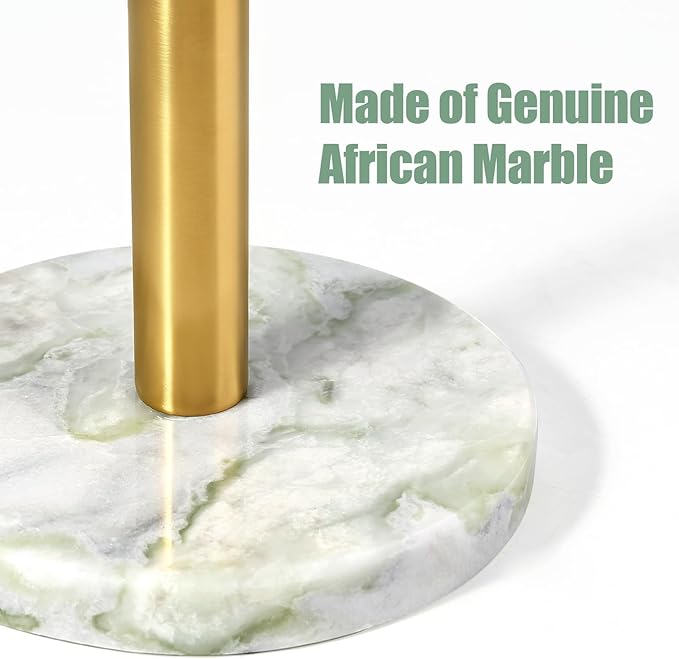Koville Genuine Marble Paper Towel Holder Countertop,