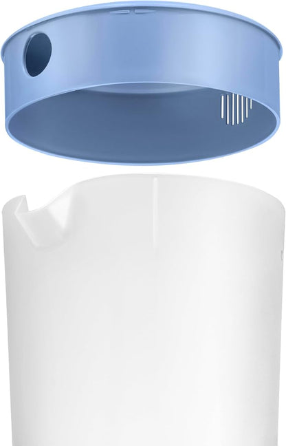 Tribello 1 Gallon Pitcher with Lid, Freezer/Dishwasher Safe, and BPA Free