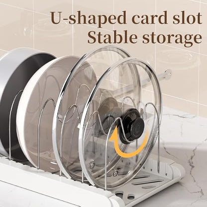 Pot Rack -Expandable Pan Organizer