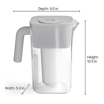 Culligan with ZeroWater Technology 10-Cup Water Filter Pitcher – Includes