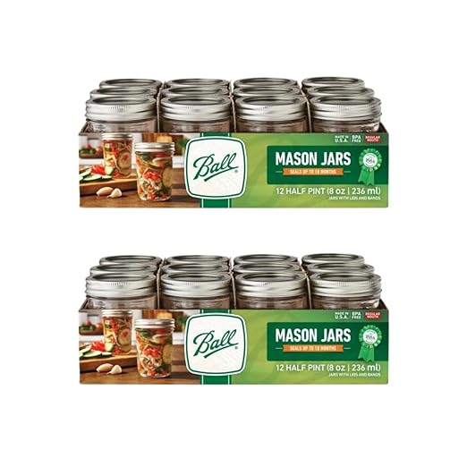 Ball Regular Mouth Glass Mason Jars