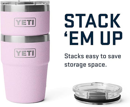 YETI Rambler 16 oz Stackable Tumbler, Vacuum Insulated, Stainless Steel with MagSlider Lid