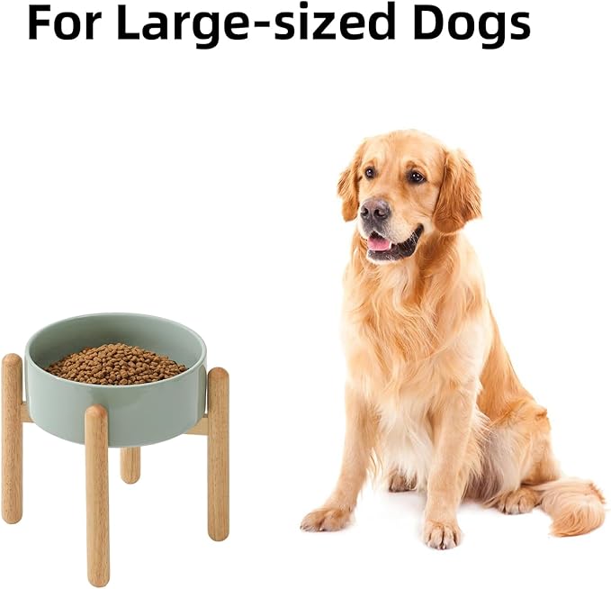 Ceramic 8.2inch Raised Dog Bowl