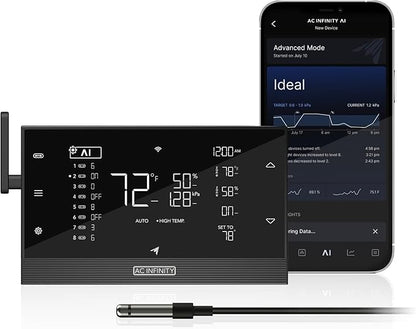 AC Infinity Controller AI+ Environmental Controller, Dynamic AI Controls Grow