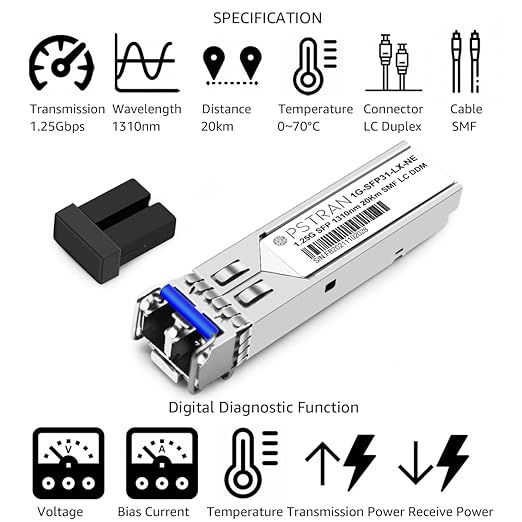 OPSTRAN 1000BASE-LX/LH SFP Optical Transceiver Module Compatible