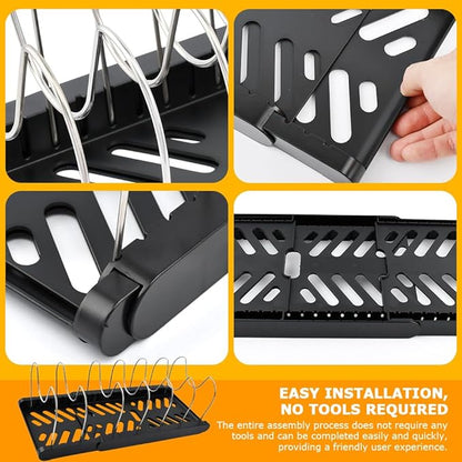 Expandable Pot and Pan Organizer Rack