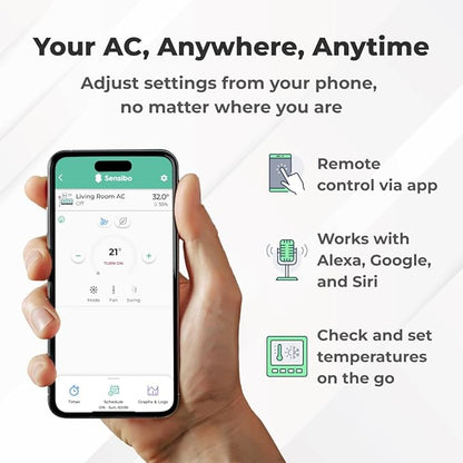 Sensibo Sky, Smart Wireless Air Conditioner Controller. Quick & Easy DIY