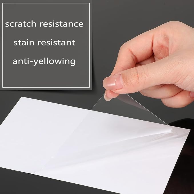 Clear Car Paint Protection Film Self Healing Adhesive Automotive Vinyl Anti-Scratch Glossy Car Body Wrap Guard Vinyl, 60" x 120" Large Roll