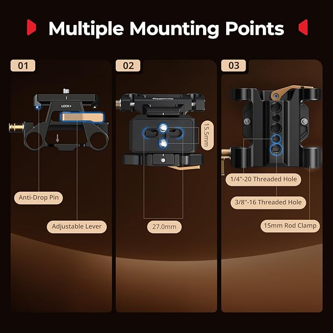 SMALLRIG Universal Mount Plate Kit