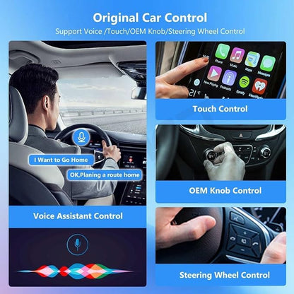 Wireless CarPlay Adapter 2-in-1 for Chery Arrizo 7 2017 2018 2019 2020 2021 2022, USB Design Plug and Play Bluetooth Fast Connection Car Accessories,B