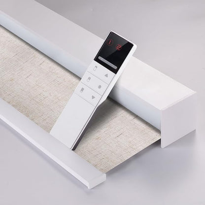 ZSHINE Motorized Blackout Window Blinds Customize Width Remote Control Wireless