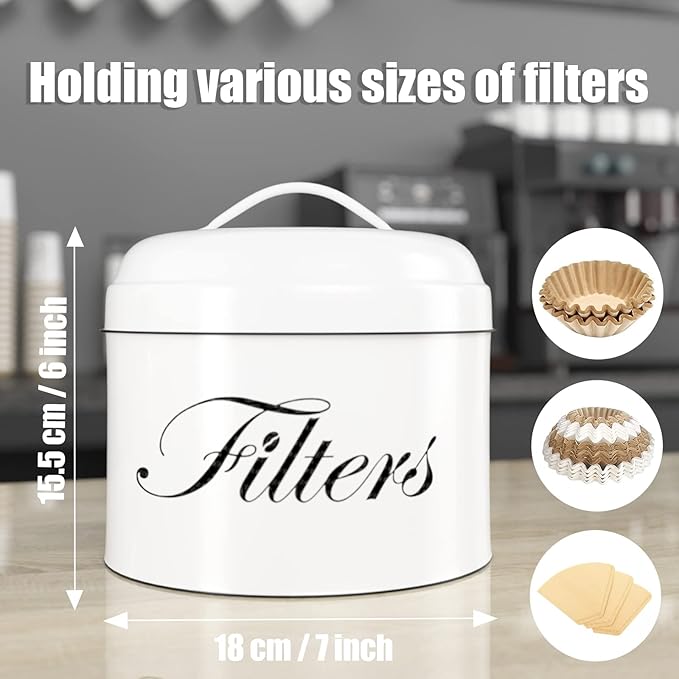 Coffee Filter Holder, Basket Storage Container