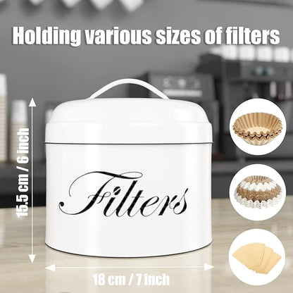 Coffee Filter Holder, Basket Storage Container