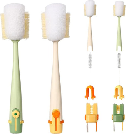 5 in 1 Bottle Cleaning Brush Set, 2026 Multifunctional Lid Brush Cleaning Tool