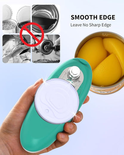 CIRCLE JOY Rechargeable Electric Can Opener, One-Touch Automatic Can Opening