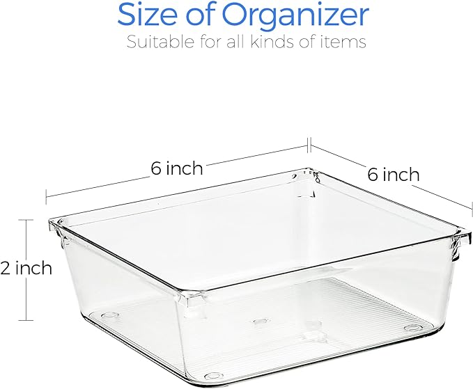 Ravinte 6 Pack Drawer Organizer