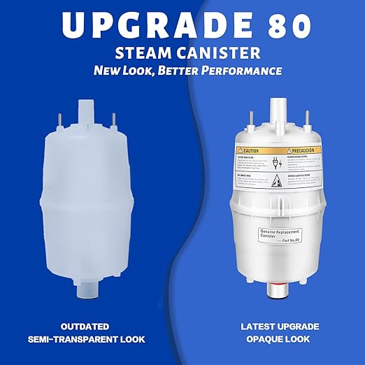 80 Canister Substitute for Aprilaire 800 Replacement Canister OEM, 80 Steam Canister Replacement for Aprilaire 800 Canister, 80 Canister for Aprilaire 800 801 865 866 Whole House Humidifiers 2 Pack