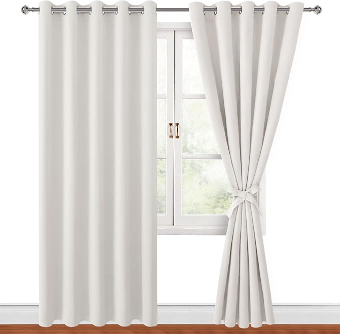 Hiasan Blackout Curtains for Bedroom, 60 x 84 Inches Long