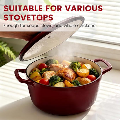 Enameled Cast Iron Dutch Oven