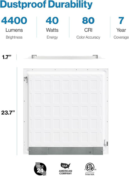 Sunco 24 Pack 2x2 LED Flat Panel Light